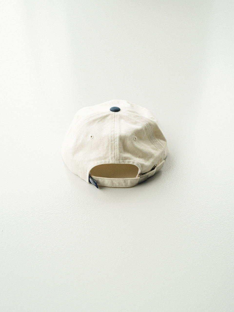 SPS Wave Logo Flat Cap (Ivory-Navy)