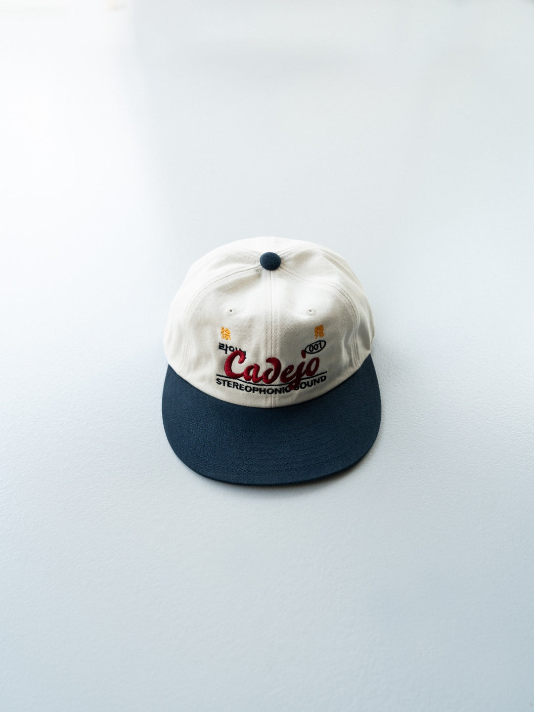 STEREO LIVE 001 Cadejo Flat Cap (Ivory-Navy)