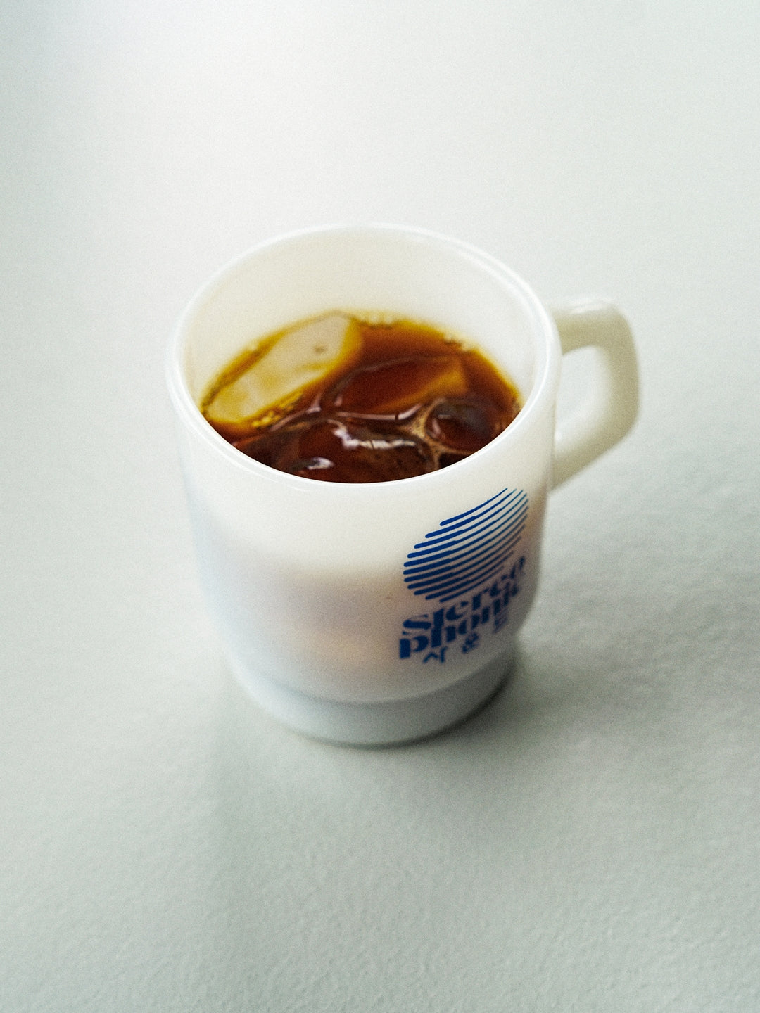 SPS Logo Milk Glass (White)