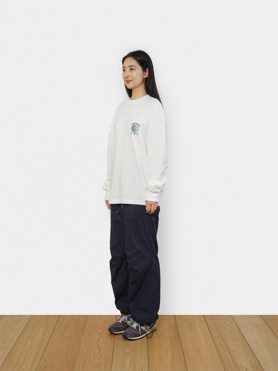 SPS Letter Long Sleeve Tee (White)