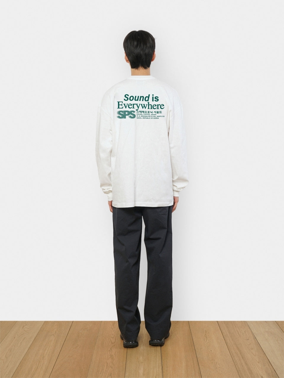 SPS Letter Long Sleeve Tee (White)