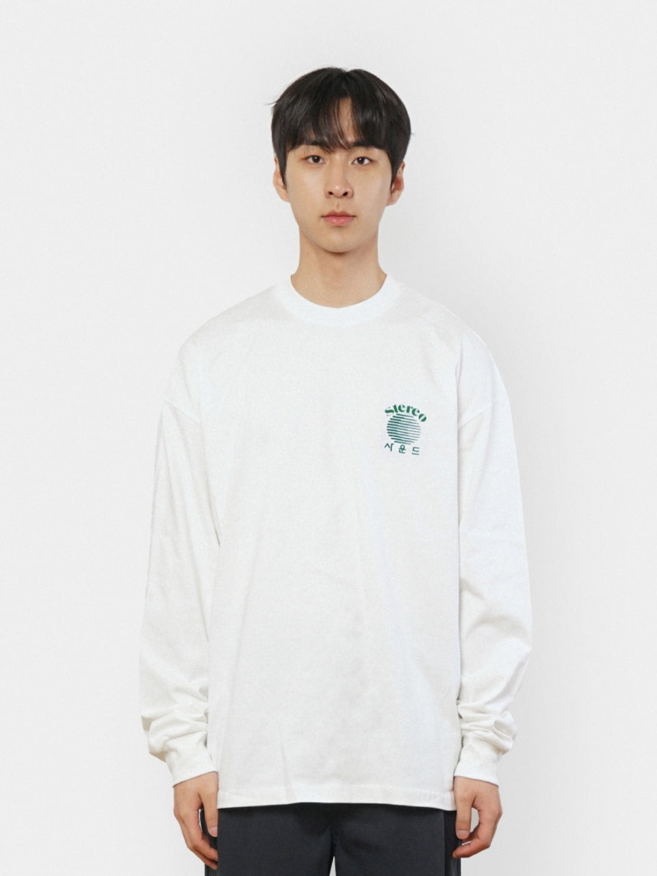 SPS Letter Long Sleeve Tee (White)