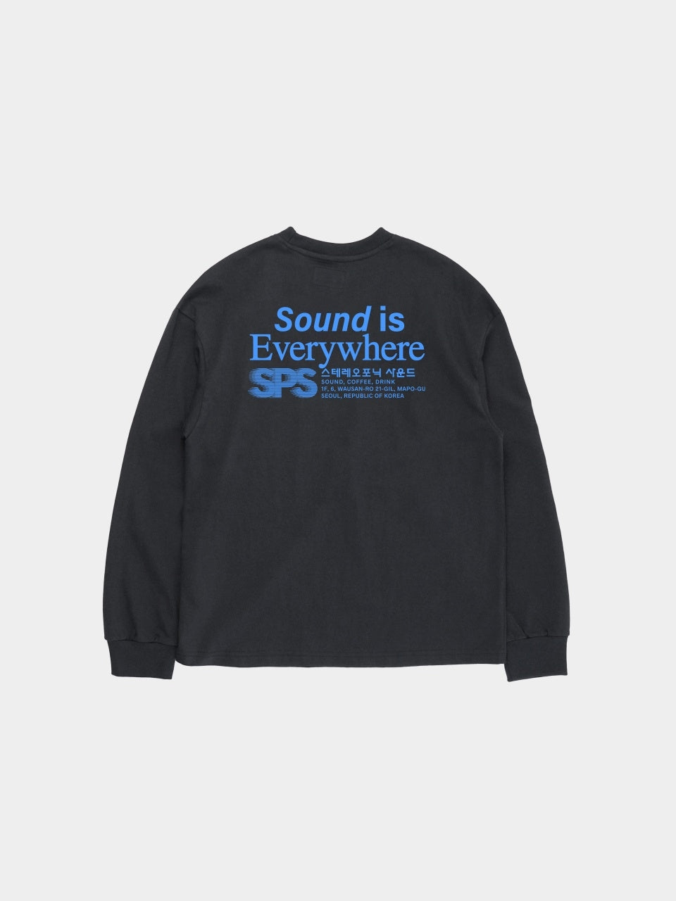 SPS Letter Long Sleeve Tee (Charcoal)