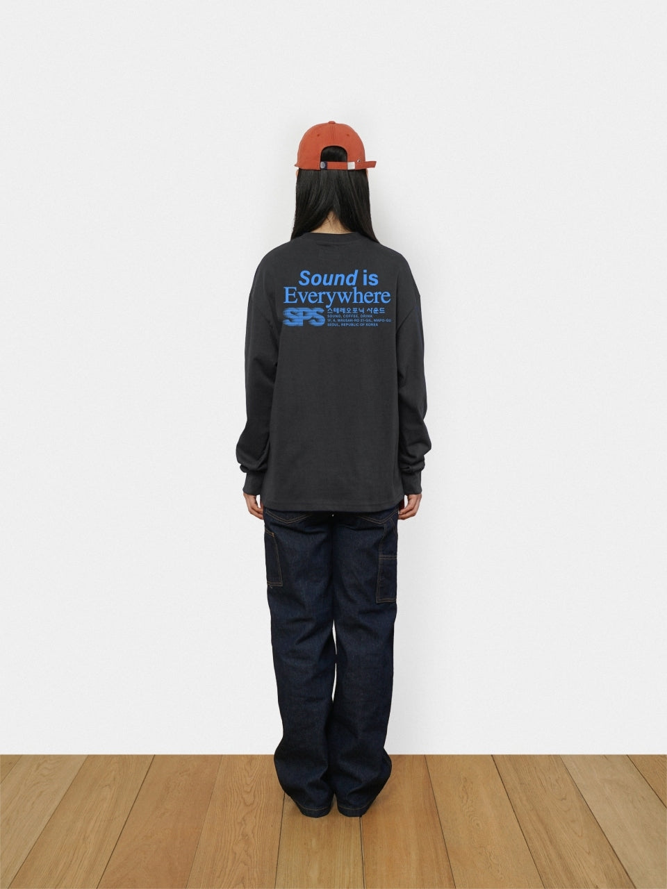 SPS Letter Long Sleeve Tee (Charcoal)