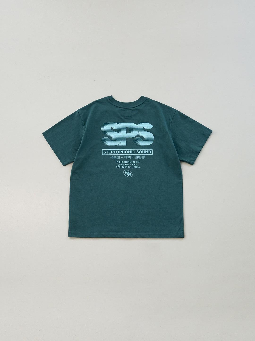 SPS Letter Tee (Blue Green)