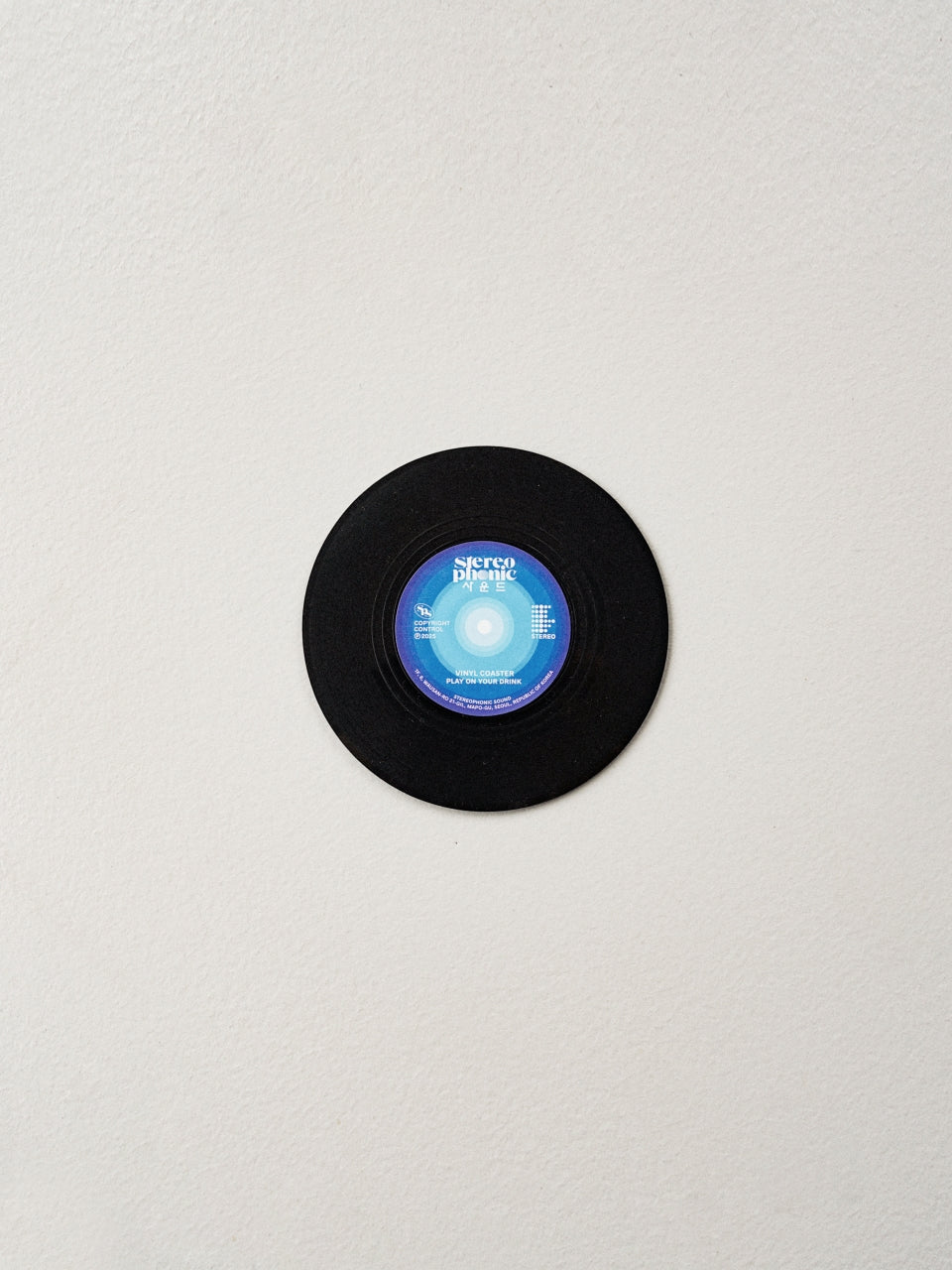 SPS Vinyl Coaster (Black)