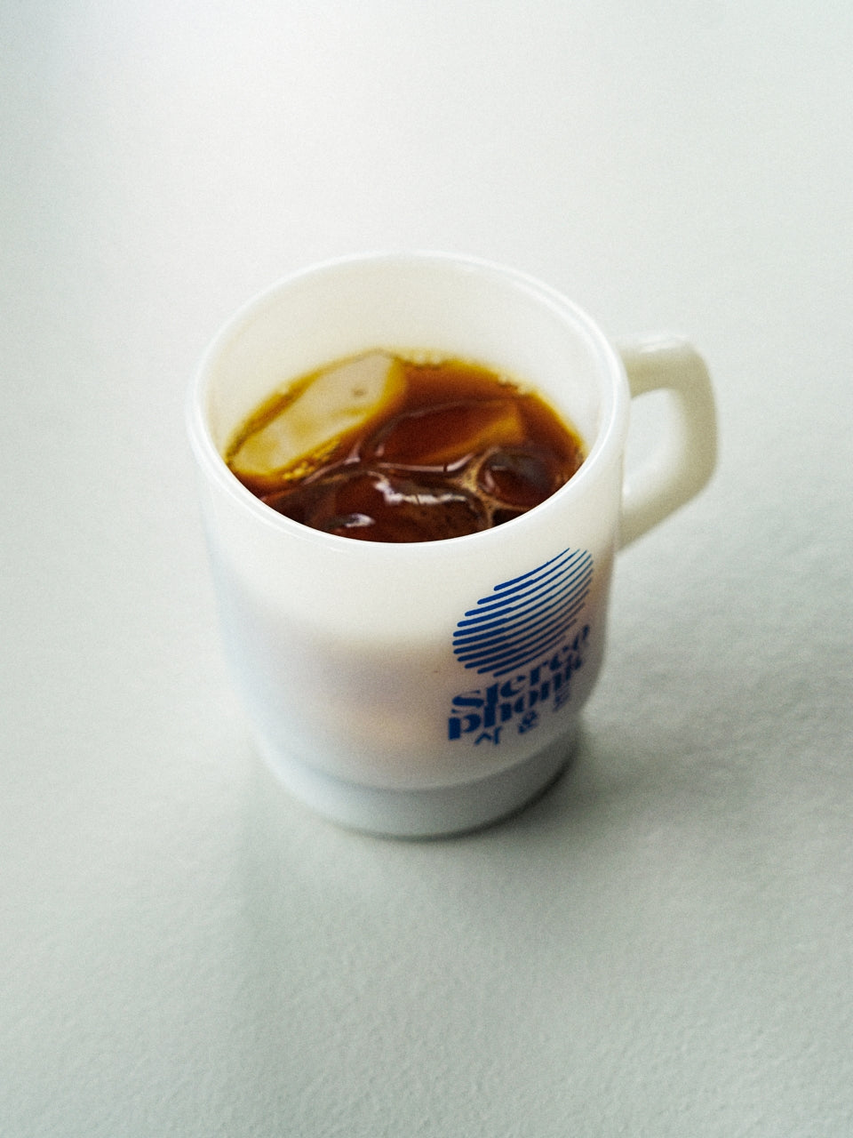 SPS Logo Milk Glass (White)