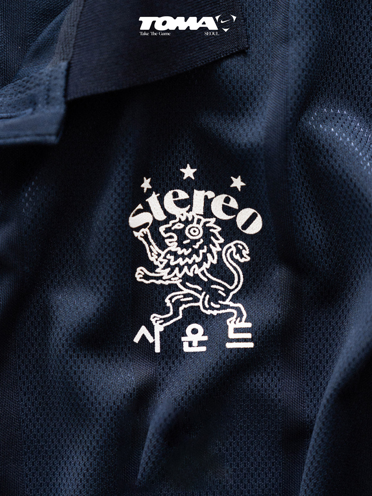 SPSxTOMA Seoul Club Shirt (Navy)