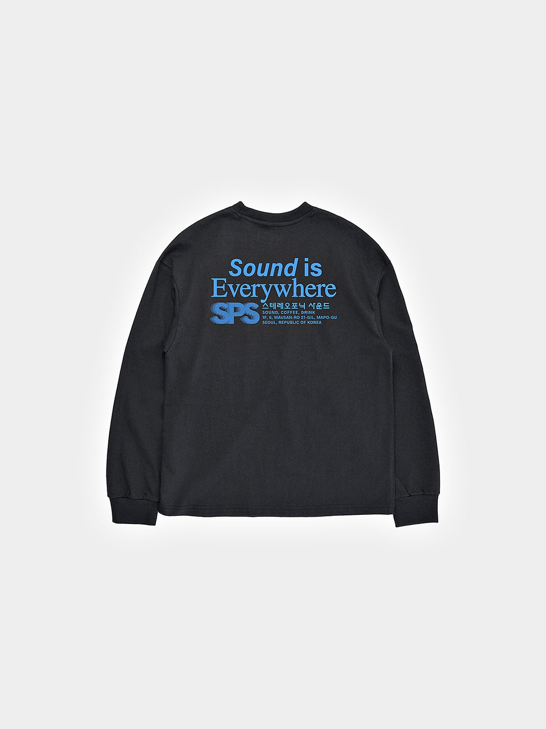 SPS Letter Long Sleeve Tee (Charcoal)