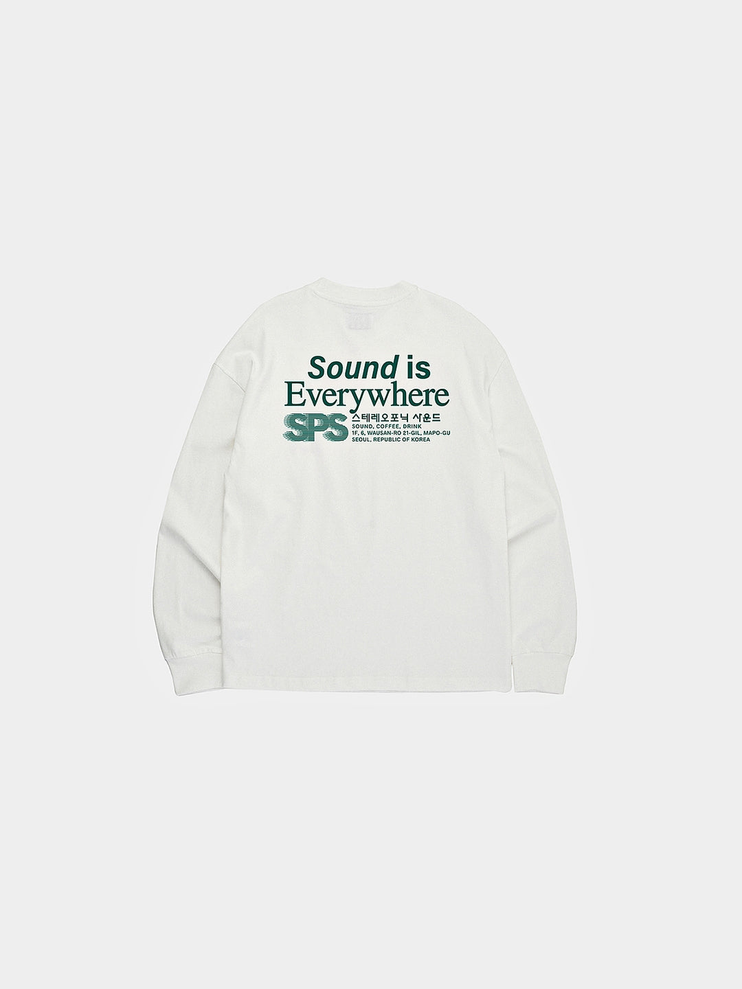 SPS Letter Long Sleeve Tee (White)