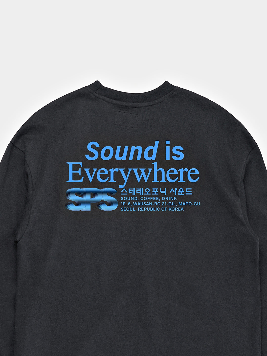 SPS Letter Long Sleeve Tee (Charcoal)