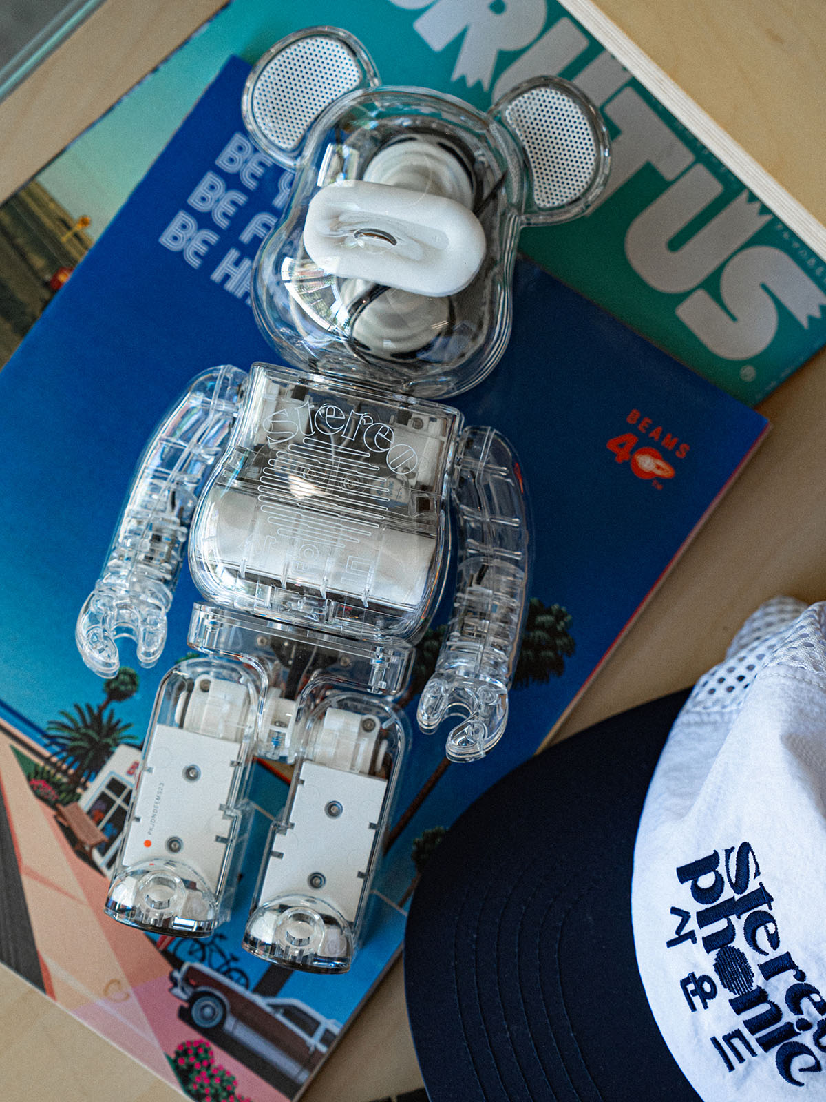 SPS x BE@RBRICK AUDIO 400% Clear