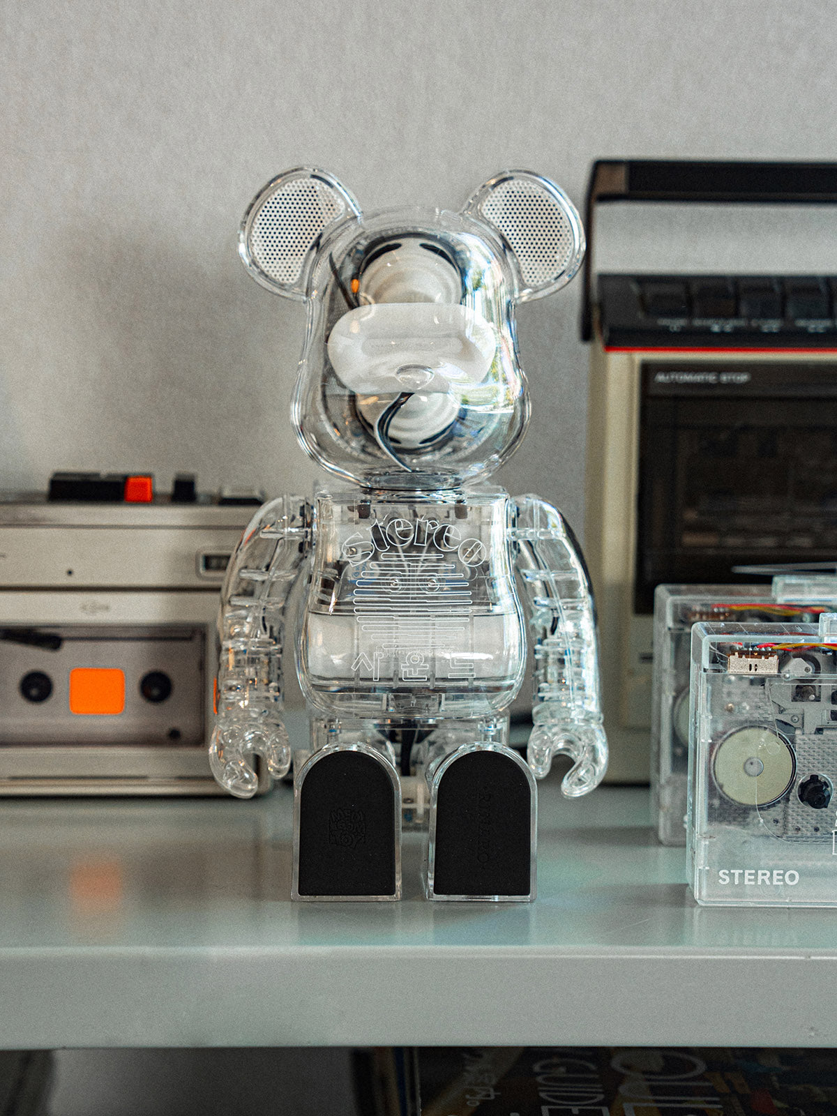 SPS x BE@RBRICK AUDIO 400% Clear