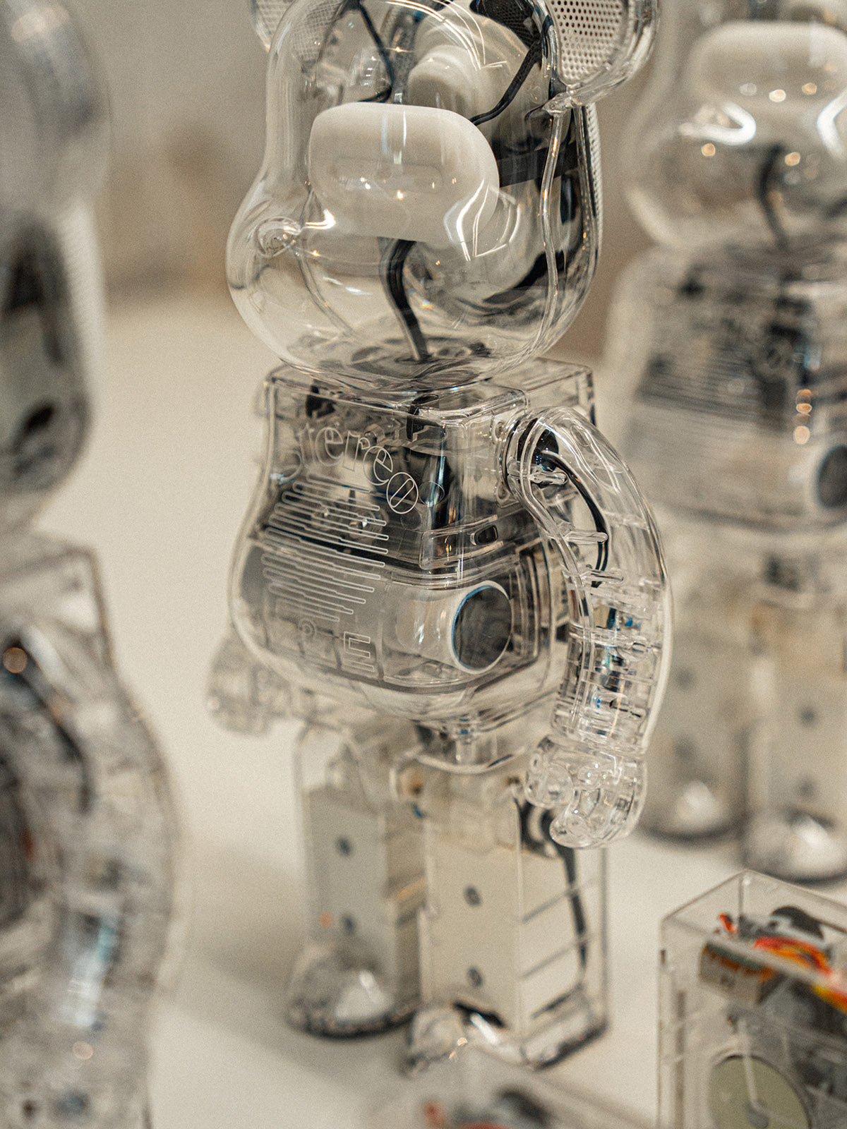 SPS x BE@RBRICK AUDIO 400% Clear