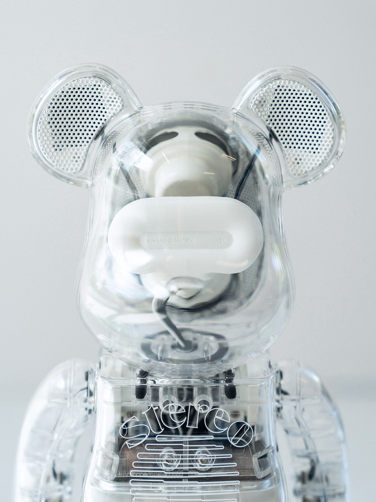 SPS x BE@RBRICK AUDIO 400% Clear