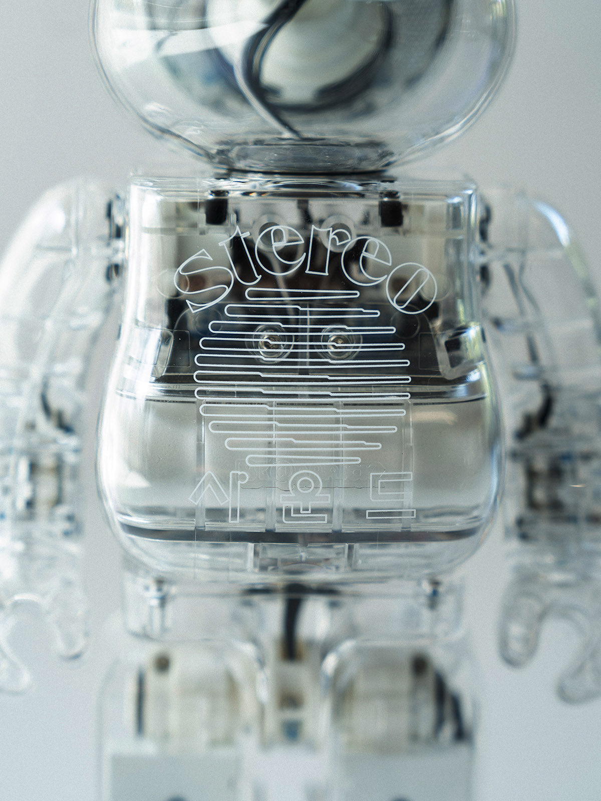 SPS x BE@RBRICK AUDIO 400% Clear