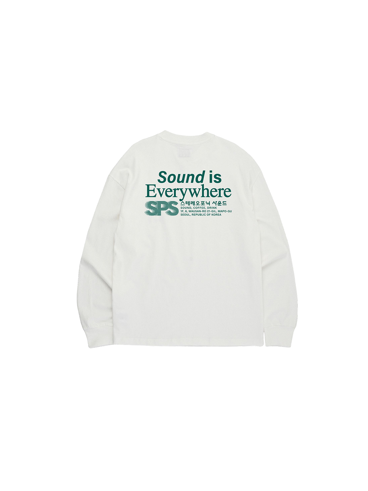 SPS Letter Long Sleeve Tee (White)