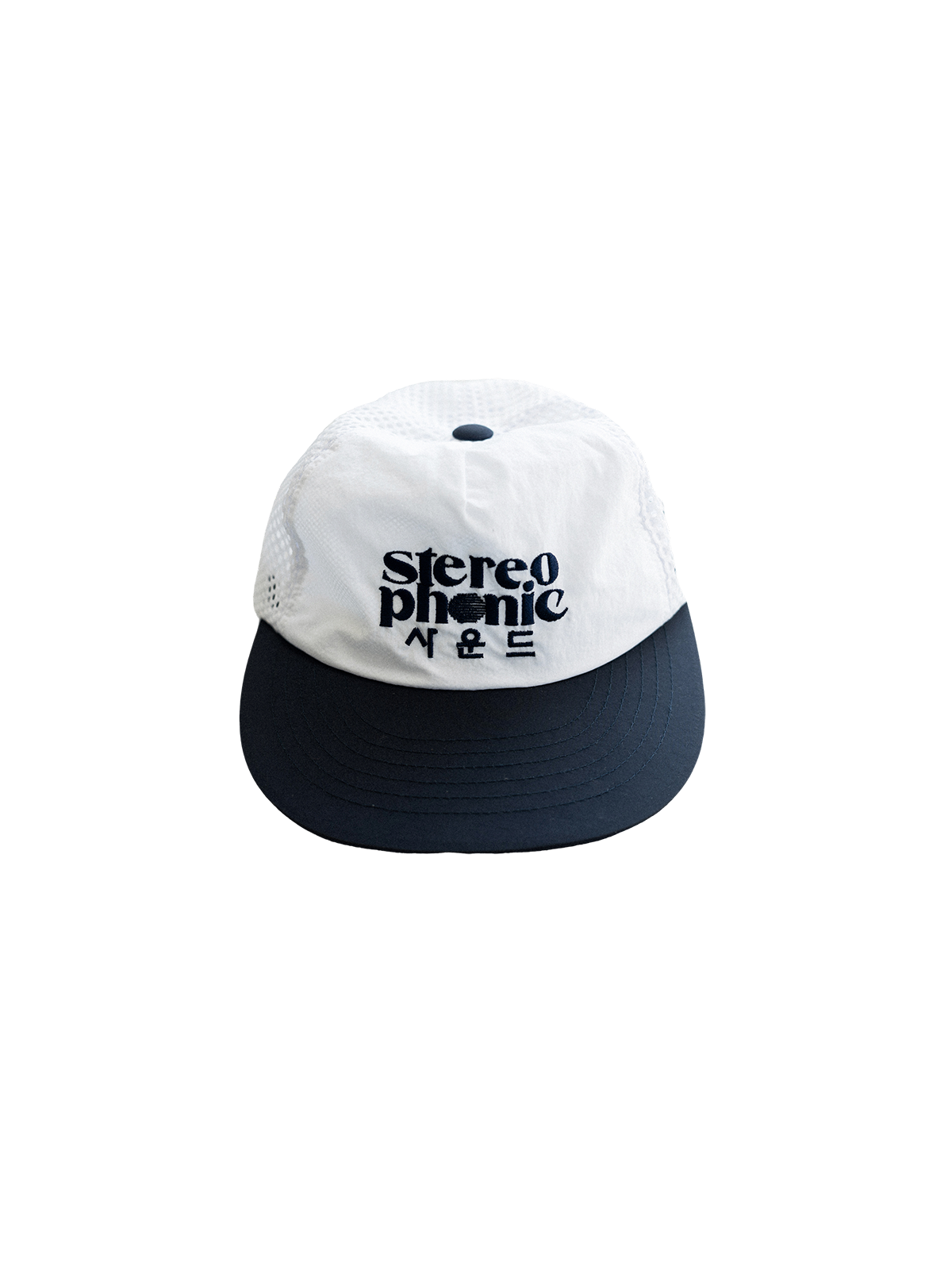 SPS Nylon Mesh Cap (White-Navy)