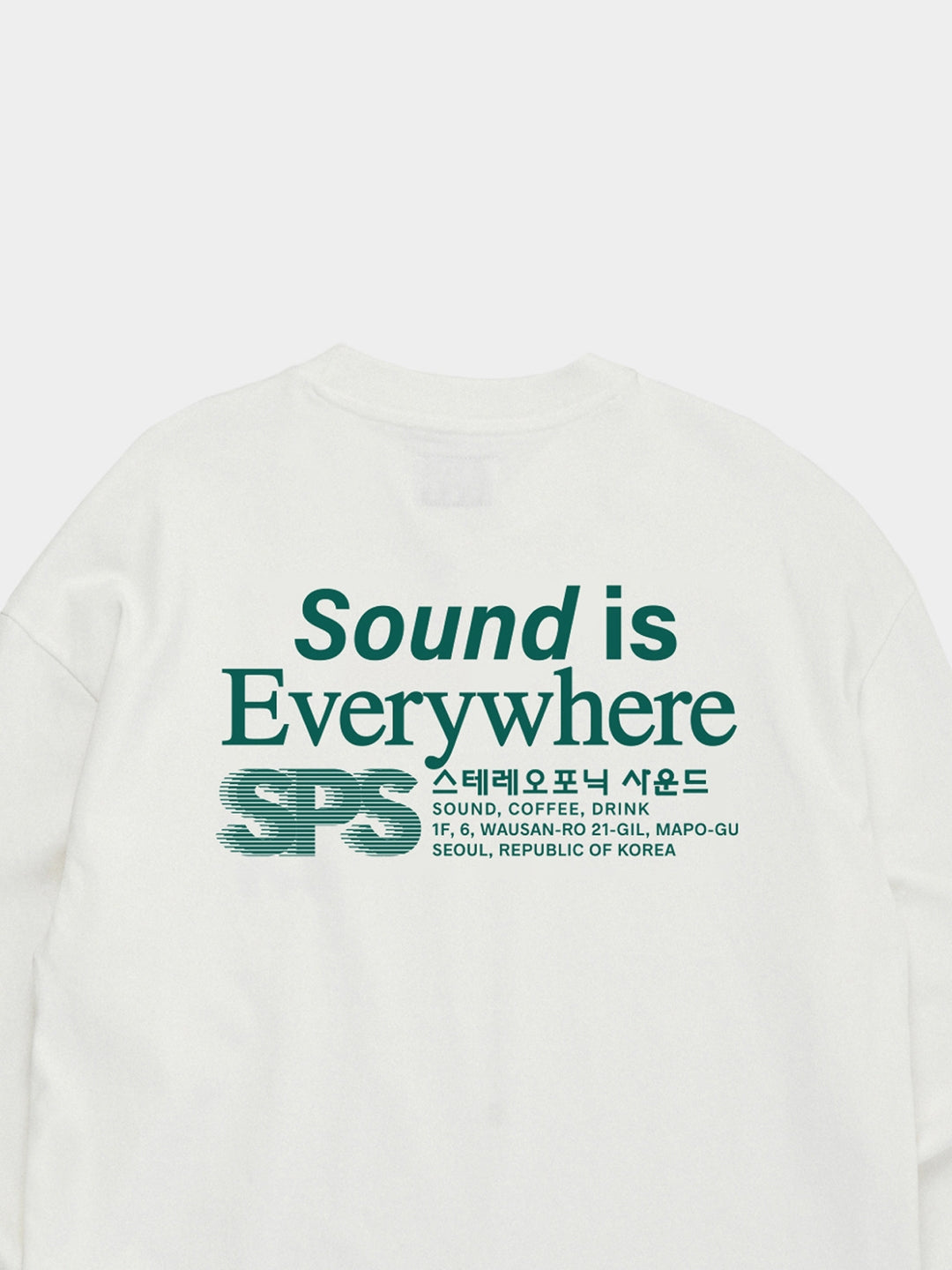 SPS Letter Long Sleeve Tee (White)
