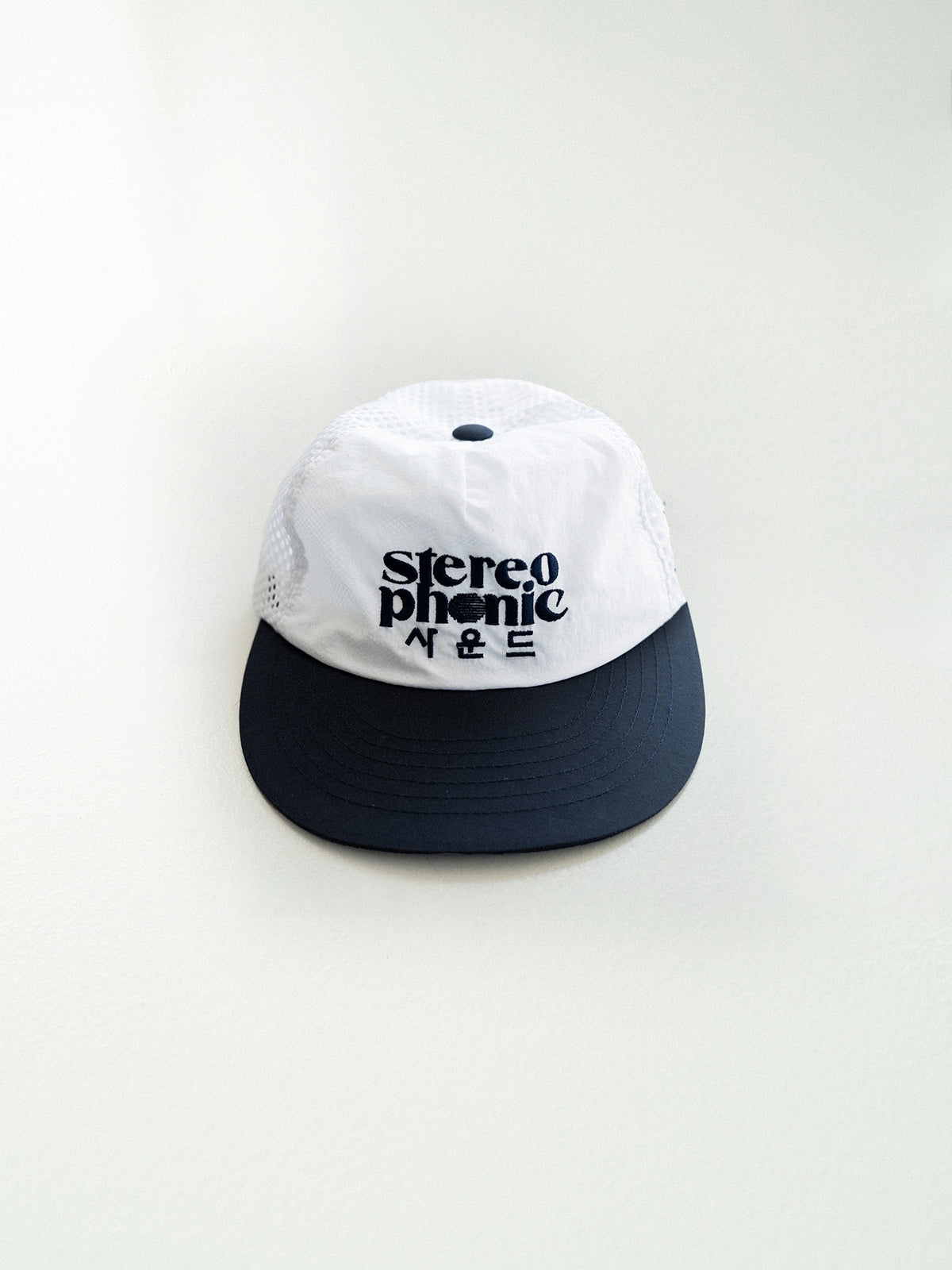 SPS Nylon Mesh Cap (White-Navy)