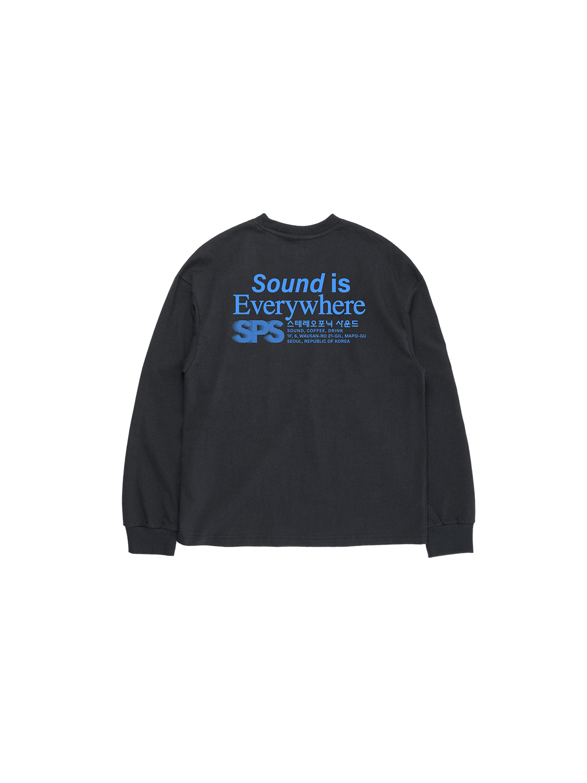 SPS Letter Long Sleeve Tee (Charcoal)